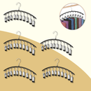 Cabide com 10 Prendedores Aço Inox FitClips - Black Friday de Páscoa 50% OFF + Frete Grátis