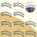 Cabide com 10 Prendedores Aço Inox FitClips - Black Friday de Páscoa 50% OFF + Frete Grátis