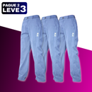 [PAGUE 2, LEVE 3] Calça em Malha de Seda de Gelo - Black Friday de Páscoa 60% OFF + Frete Grátis