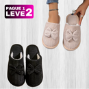 [PAGUE 1, LEVE 2] Pantufa Aveludada Feminina -  Lunara