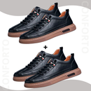 [PAGUE 1 LEVE 2] Tênis Casual Masculino de Couro - Dalluzze