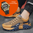 Tênis Ortopédico Airline + Relógio à Prova D'água