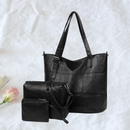 Kit 3 Bolsas de Couro - Divanne