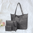 Kit 3 Bolsas de Couro - Divanne