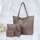 Kit 3 Bolsas de Couro - Divanne