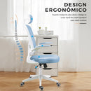 Cadeira de escritório ergonômica com estofado mesh Y8970