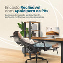 Cadeira de Escritório Ergonômica Encosto em Tela F00898