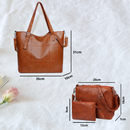 Kit 3 Bolsas de Couro - Divanne