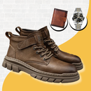 [Black Friday até 30/11] Bota de Couro Masculina - Chelsea + 2 Brindes