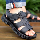 Sandália de Couro Premium Masculina - Fortallo + BRINDE: Carteira de Couro