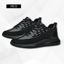 Kit com 2 Tênis Masculino de Couro Casual - Crocomax