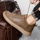 Sapatênis Masculino Casual de Couro - Ideal para o Trabalho e Lazer